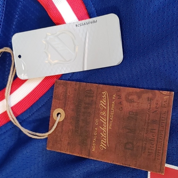 NWT Mitchell & Ness Blue Line Collection Rangers Messier Hockey Jersey 2XLB - Picture 4 of 11